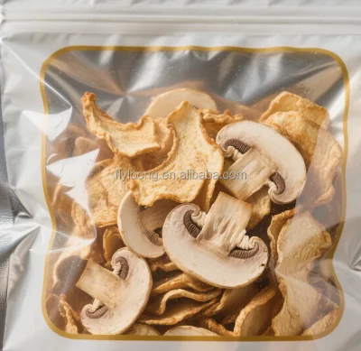 High Quality Fresh Vegetable Dried Snack Crispy Low Temperature Dehydrated Mushrooms Hot-Selling Crispy VF Snack