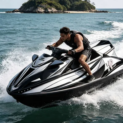 JINCHUANG Shark DH-02 50 km/h Kart Board Surfing High Performance Commercial Water Jets Ternary Lithium Electric Karting Boat