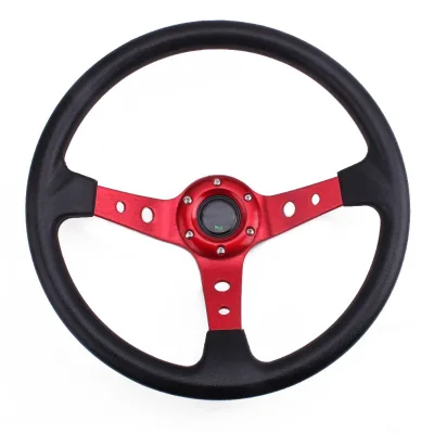 345mm Auto Modified Universal Accessories PU Racing Car Steering Wheel