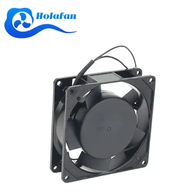 Holafan Electrical Cabinets and Industrial Decives Balck Plastic Blades Mini Axial Colling Fan 230VAC