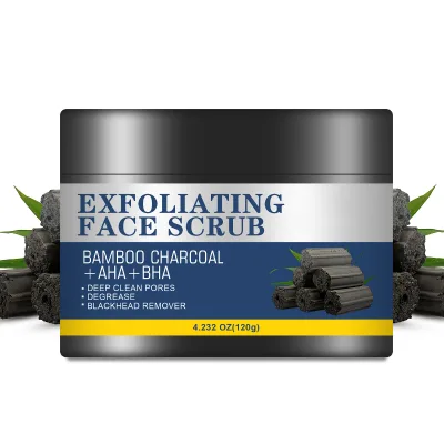 version of charcoal gentle cleansing men's cleansing facial scrub exfoliating own brand facial sugar scrub men's exfoliating