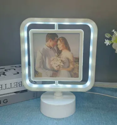 LED Picture Frame Light Illuminated Picture Frame Ambience Light Dimmable Color Adjustable Picture Frame Mirror