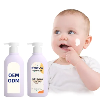 Private Label Newborn Shea Moisturizer Baby Lotion 500ml With Olive Oil Extract