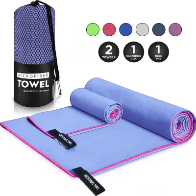 Hot Sale High Quality Customized Microfiber Travel Promotional Gym Towel With Logo