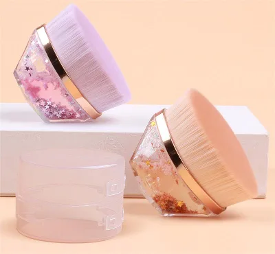 Nail Art Dust Brush Acrylic Polish Powder Cleaning Tool Soft Glitter Powder Remover Makeup Brushes Manicure Tools