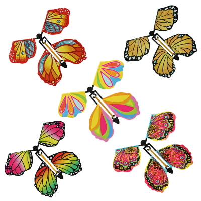 Fun Flying Butterfly Magic Tricks Surprising Paper Toys for Children Funny Joke Little Magic