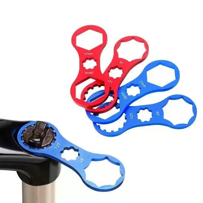 MTB Bike Fork Shoulder Wrench Bicycle Front Fork Repair Tools for XCR XCT XCM RST 8/12T 27/28mm Front Fork Removal Tool