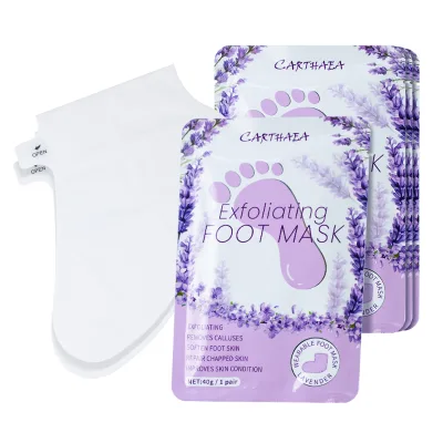 Private Label Soften Repair Lavender Peeling Exfoliating Foot Mask