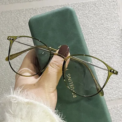 Top Square Optical Glasses for Adults Anti-Blue Light Computer Gaming Glasses with Bluelight Blocking Filter PC Frame Material
