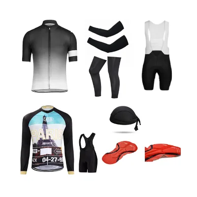 Custom Cycling Clothing Polyester Wholesale Mens Cycling Uniforms Blank Add logo Customize China Quick Dry Men Cycling Wear