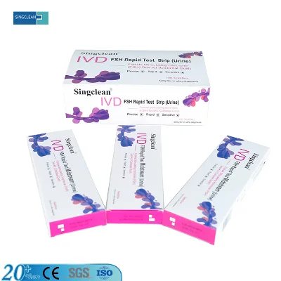 CE Approved High Quality Singclean IVD FSH Rapid Precise Sensitive Menopause Detection Kit with 2-Year Shelf Life