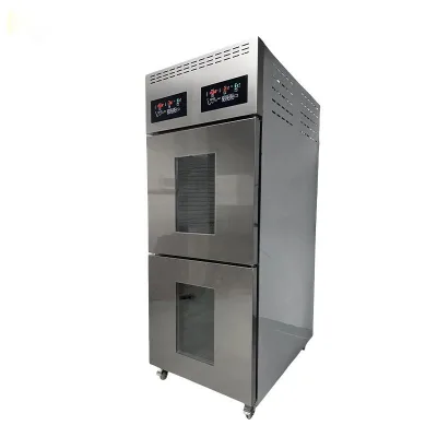 Large Capacity 32 Layers Double Compartment Dough Retarder Proofer Refrigerated Proofing Chamber for Croissant Fermentation