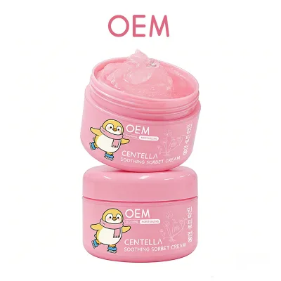 Wholesale Baby Cooling Cream Centella Asiatica Kids Face Moisturizer Eczema Relief Post Sun Gentle Hypoallergenic 100g