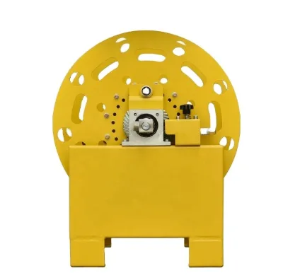 Manufacturer Cheap Price 6 Inch 60m Manual Rewind Fuel Hose Reel Heavy Duty Explosion Proof for Fuel Tanker Gas Station