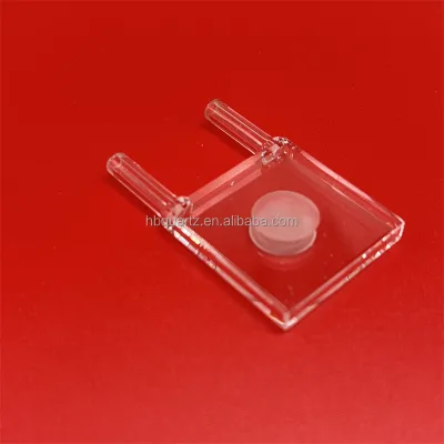 1-10mm Path Length UV Flow Through Cell UV Quartz Flow Cuvette