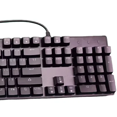 2024 New Lighting 104 Keys Wired Gaming Mechanical Keyboard Waterproof for Gaming at Home