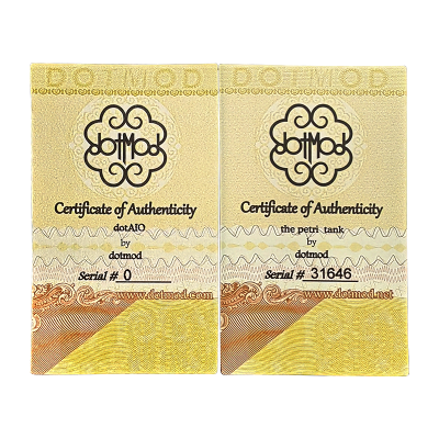 Custom Authenticity of Certificate Card Embossed Printing Business Cards With Logo Luxury