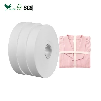 Industrial Grade 500m White Biodegradable Waterproof Oil-Proof Kraft Paper Strapping Good Flexibility SGS Certified for Cargo