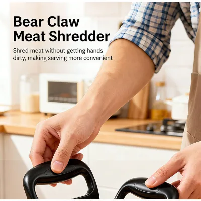 Bear Claw Meat Shredder & Separator - Barbecue Meat Splitter, Chicken Shredder with Heat Insulation & Anti-scalding Bear