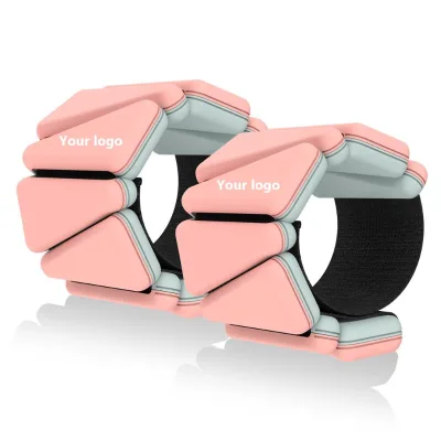 Adjustable Iron & Silicone Weight Bearing Ankle & Wrist Strength Training Weight with Customized Color