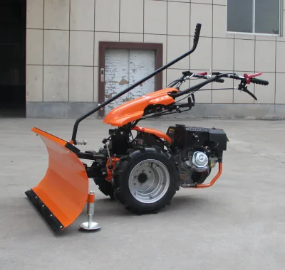 High Efficiency Petrol Engine Electric Snow Plow Snow Thrower  Multifunctional Snow Plow