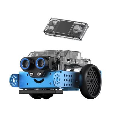 Makeblock MBot2 Metal Rotor Coding Robotics Kit with CyberPi Beginner Support Scratch Python Programming Remote Control Toy Car