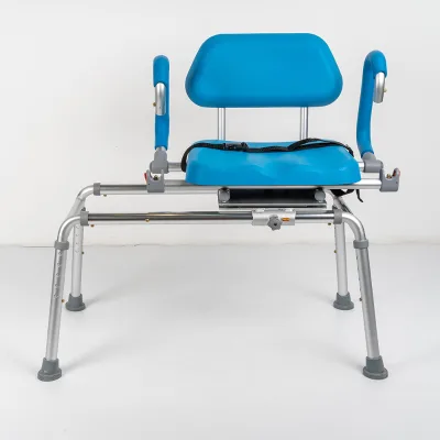 oversize aluminium adjustable 360 degree rotating shower seat non-slip shower chair bath chair