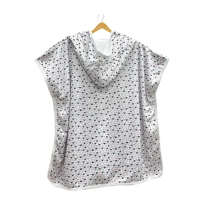 High Quality Sustainable Hooded Sand Free Poncho Terry Towels Luxury Bamboo Antibacterial Bath Towel Robe for Girls