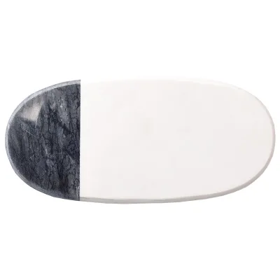 Luxury Rectangle Marble Tray for Living Room Decor Modern Style Home Accessories for Hotels