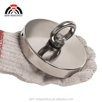 Hot Sale Online Permanent Industrial Fishing Neodymium Magnet NdFeB Grade N52 High Flux Index Precision Tolerance 0.05mm