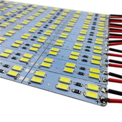 SMD5730 Double Row Rigid LED Bar Strip 12V 144LEDs/M High Lumen for Light Box Signage Showcase Cabinet Backlight CE RoHS