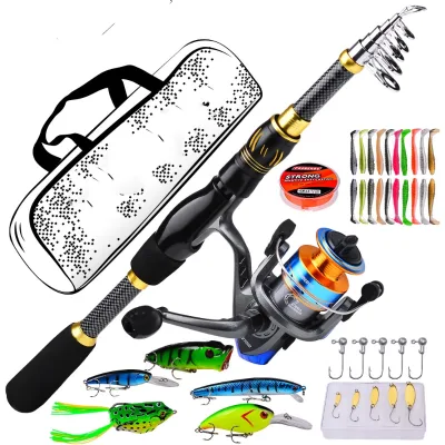Long Cast Carbon Fiber Sea Rod Set with EVA Handle for Carp Fishing in Lake Stream Saltwater for Novice