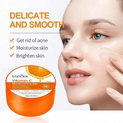 SADOER Natural Organic Vitamin C Gel Soothing Moisturizing Nourishing Face Forever Aloe Vera Gel Private Label