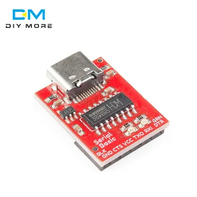 DIYMORE CH340C TYPE C USB 3.3V 5V to TTL Serial Adapter Module Bus Conversion Chip ISP Communicate Connector for Arduino Drop