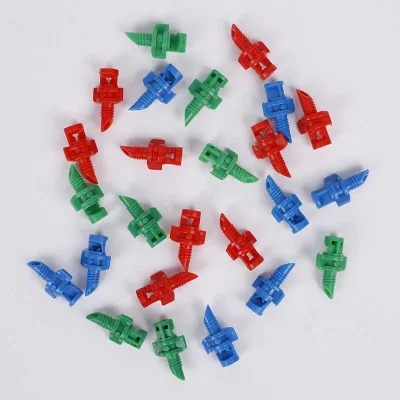 100pcs 90 180 360 Micro Sprinkler Fruit Tree Potted Water Saving Refractive Sprinkler Lawn Sprinkler Tool