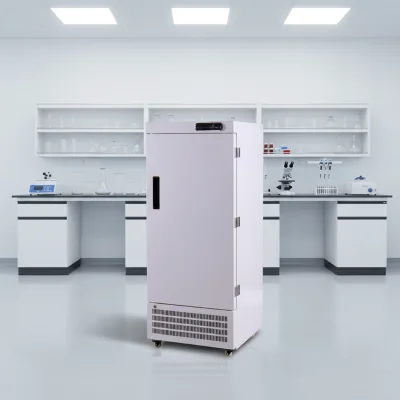 278L Vertical Ultra-Low Freezer -25℃ Stainless Steel Lab Refrigerator for Sample Storage