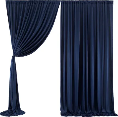 Wholesale Panel Backdrop Curtain Wedding Photo Booth Drape Stage Background Event Party Birthday Decoration
