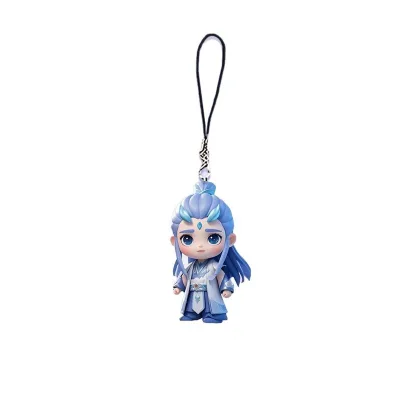Resin Keychain Cartoon Cute Nezha Backpack Bag Cute Pendant Gift Small Gift