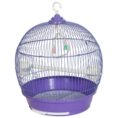 1PCS Small Metal Wire Small Bird Cage Wenchuan Pearl Bird Parrot Acacia Wrought Iron Universal Birdcage Takeout