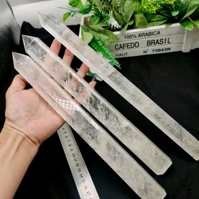 Factory Custom High Quality Crystal Obelisk Natural Clear Quartz Crystal Tower for Spritual