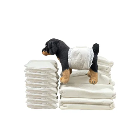 Disposable Puppy Pet Male Wrap Diaper Biodegradable Breathable Anti-Leakage Dog Physiological Safety Pant Dog PE Film Pad