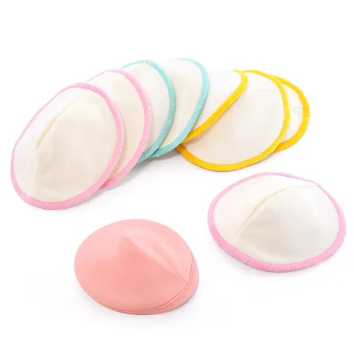 Manufacturer Custom 3D Reusable Nursing Pads Super Absorbent Coned Contoured Washable Breast Pads for Women