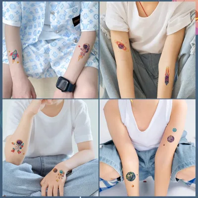 FA Long-Lasting Glitter Tattoo Stickers Featuring Artistic Glitter Tattoos for Festival Custom Temporary Glitter Tattoo Sticker