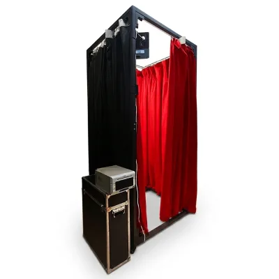 Portable Selfie Photo Booth Machine with High-Speed DNP Printer for Rental Business