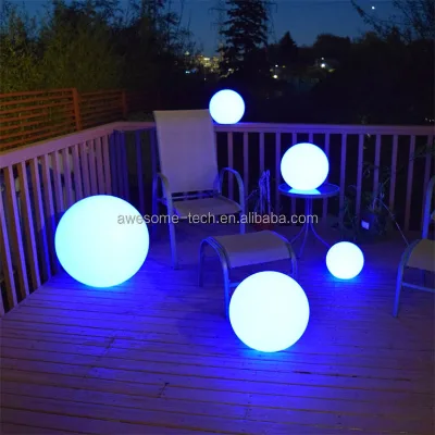 Plastic Garden Lights Solar Outdoor Led Glow Ball Light