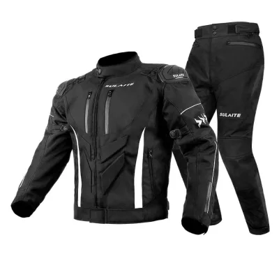 Winter Adventure Set of Motocross Racing Suit Equestrian Motorcycle Bike Jacket and Pants Riding Jacket