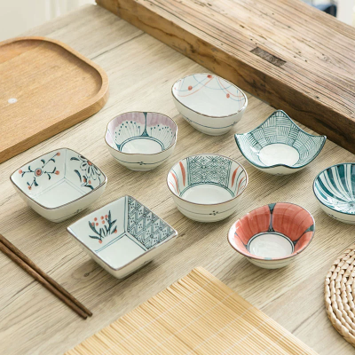 Creative Japanese Style Small Dish Household Small Dish 4 Inch Seasoning Dish for Gift