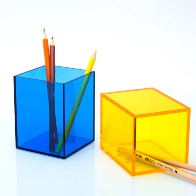 Custom LOGO & Size Clear Acrylic Display Colored Pencils Box