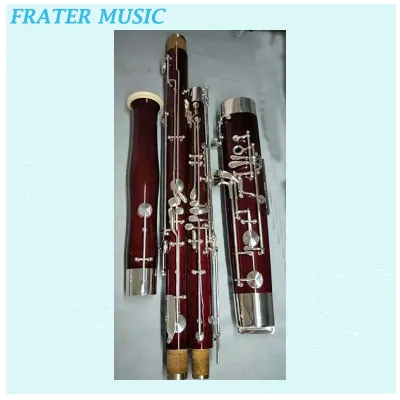 High Quality German Style Silver Plated Keys C Tone Maple Bassoon (JBSS-220)