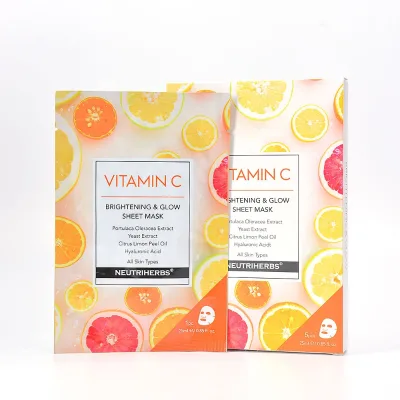 Private Label Refreshing Moisturizing Korean Face Mask for Woman Skin Care Facial Mask Korean Whitening Face Mask